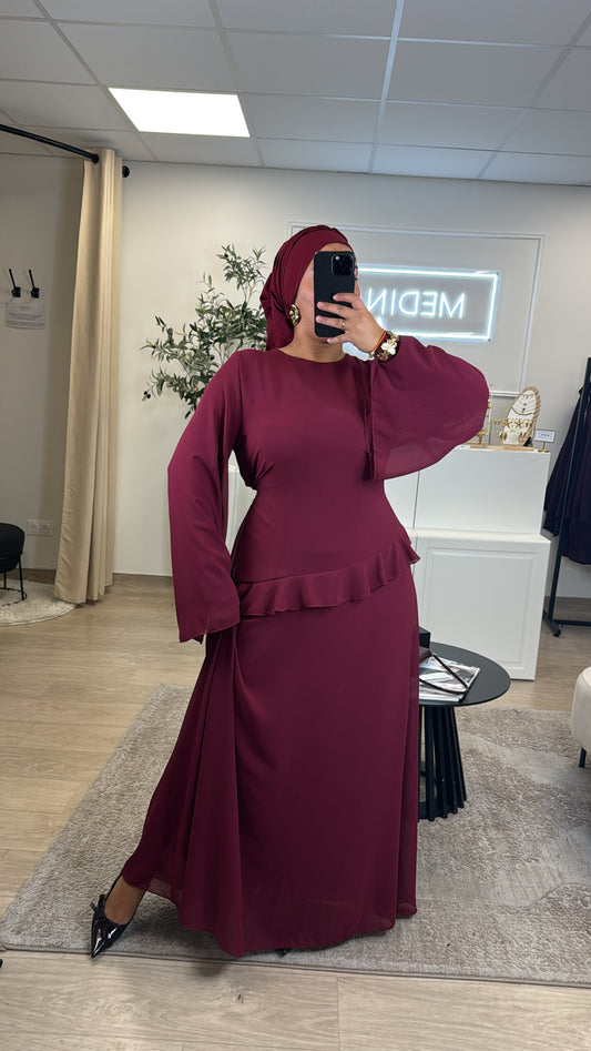 Robe Nira [ bordeau ]