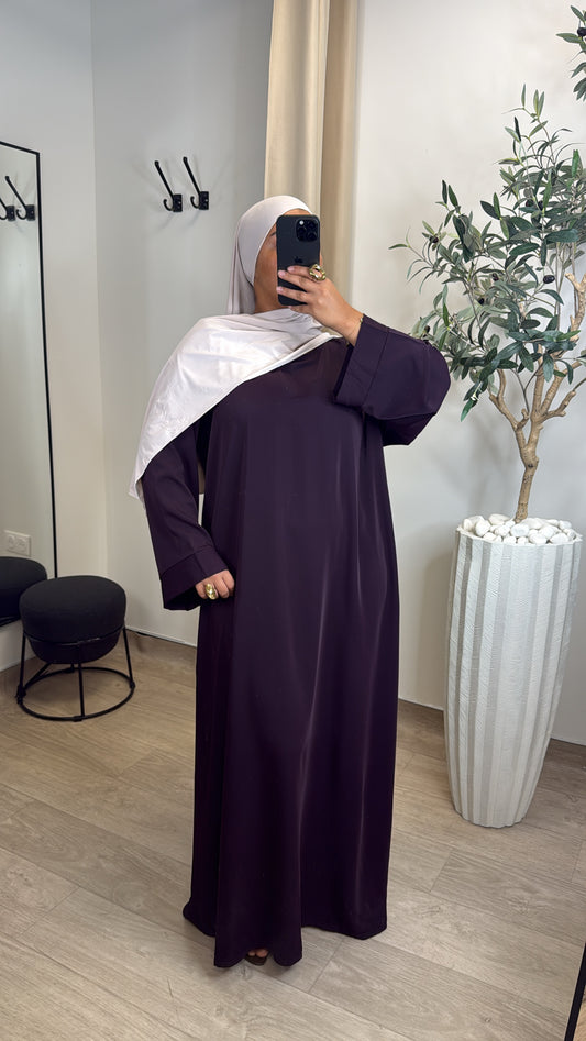 Abaya SOFT [ Prune ]