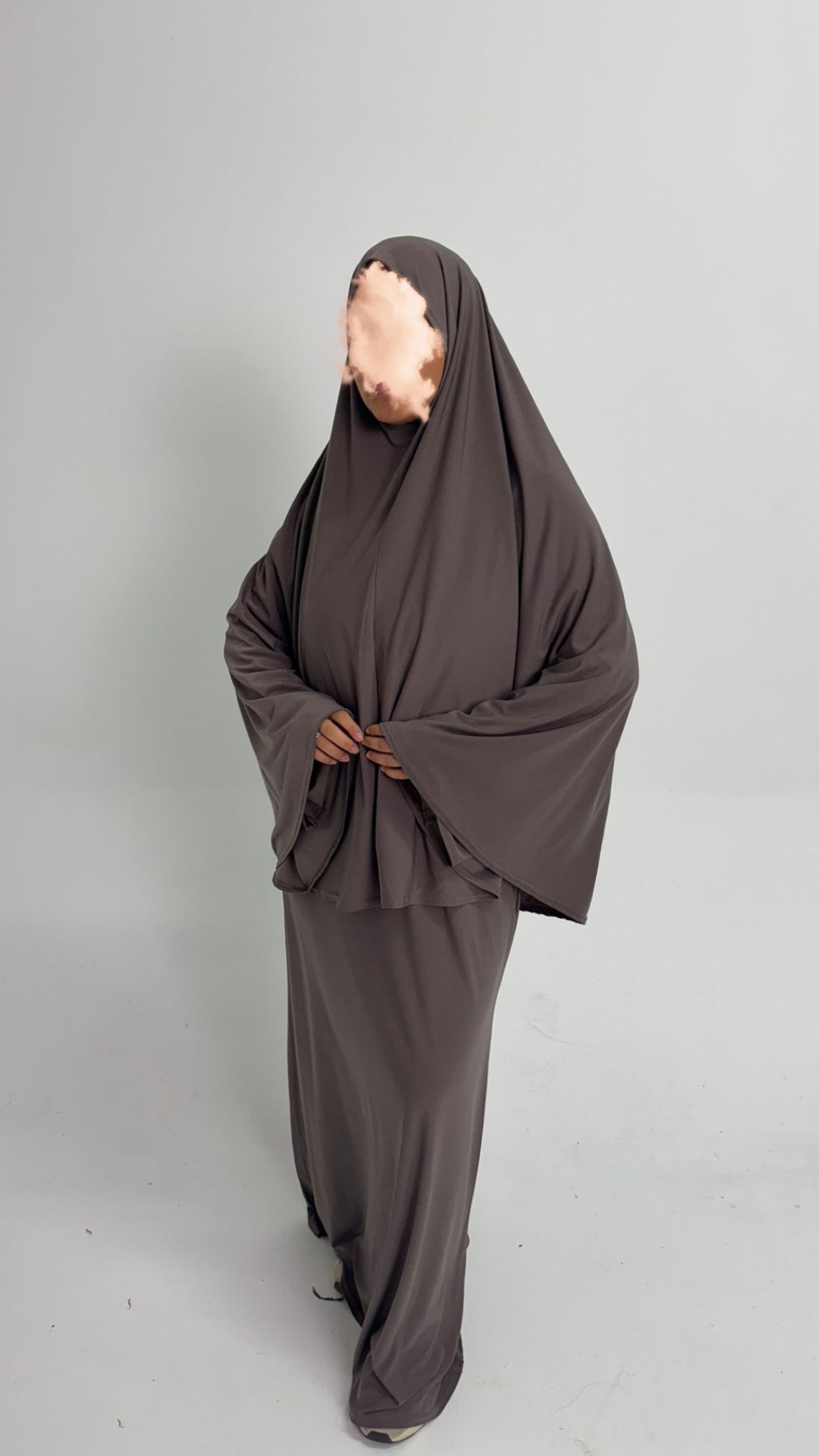 Set de prière en jersey Premium [ taupe ]