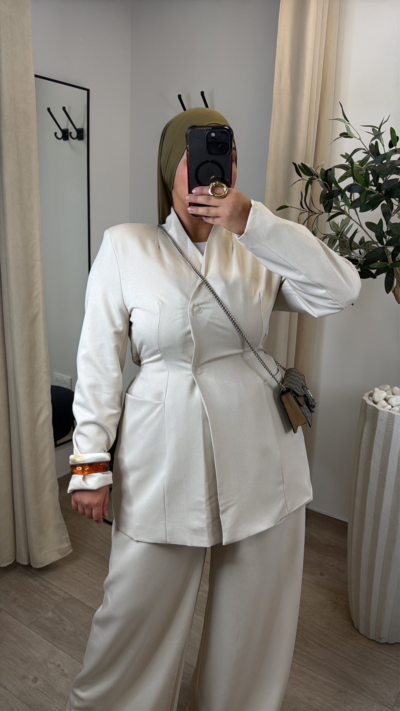 Ensemble Blazer Sahra [ crème ]