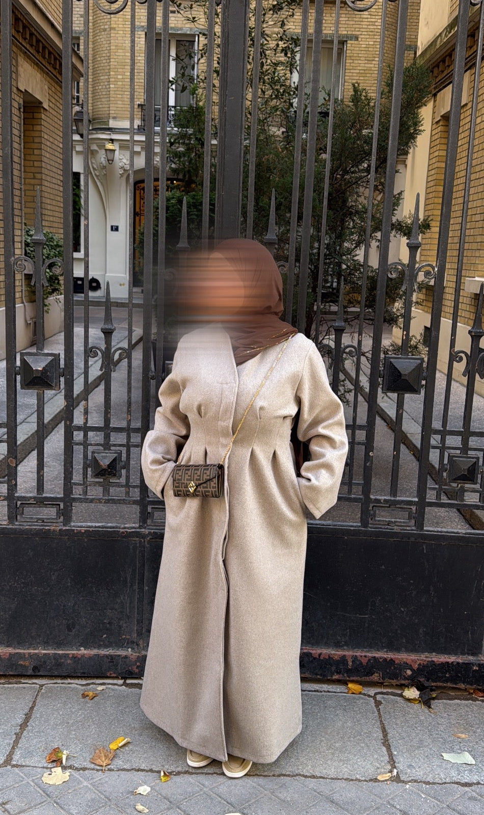 Manteau cintré [ taupe ]