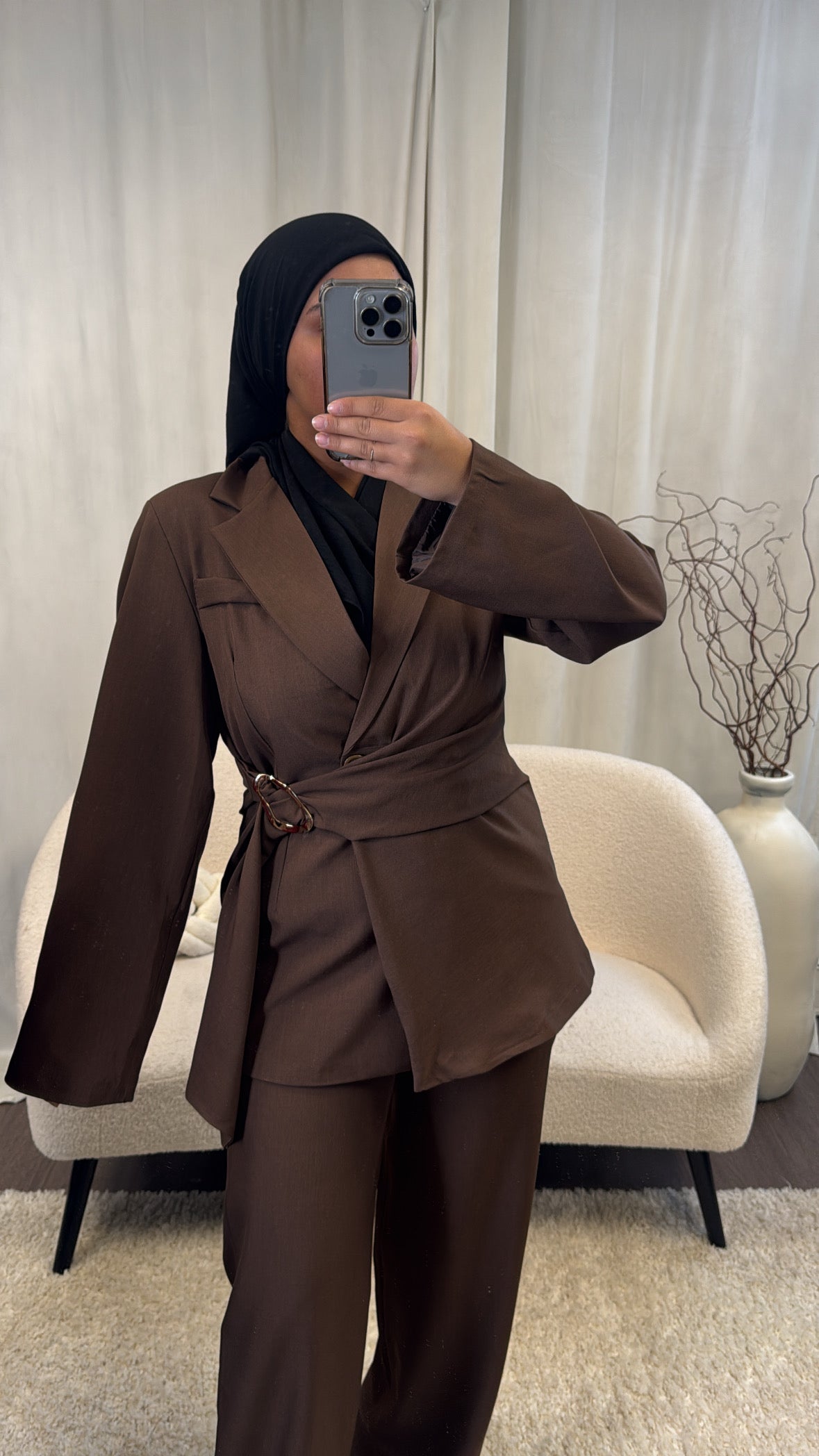 Ensemble Blazer Abla [ marron ]
