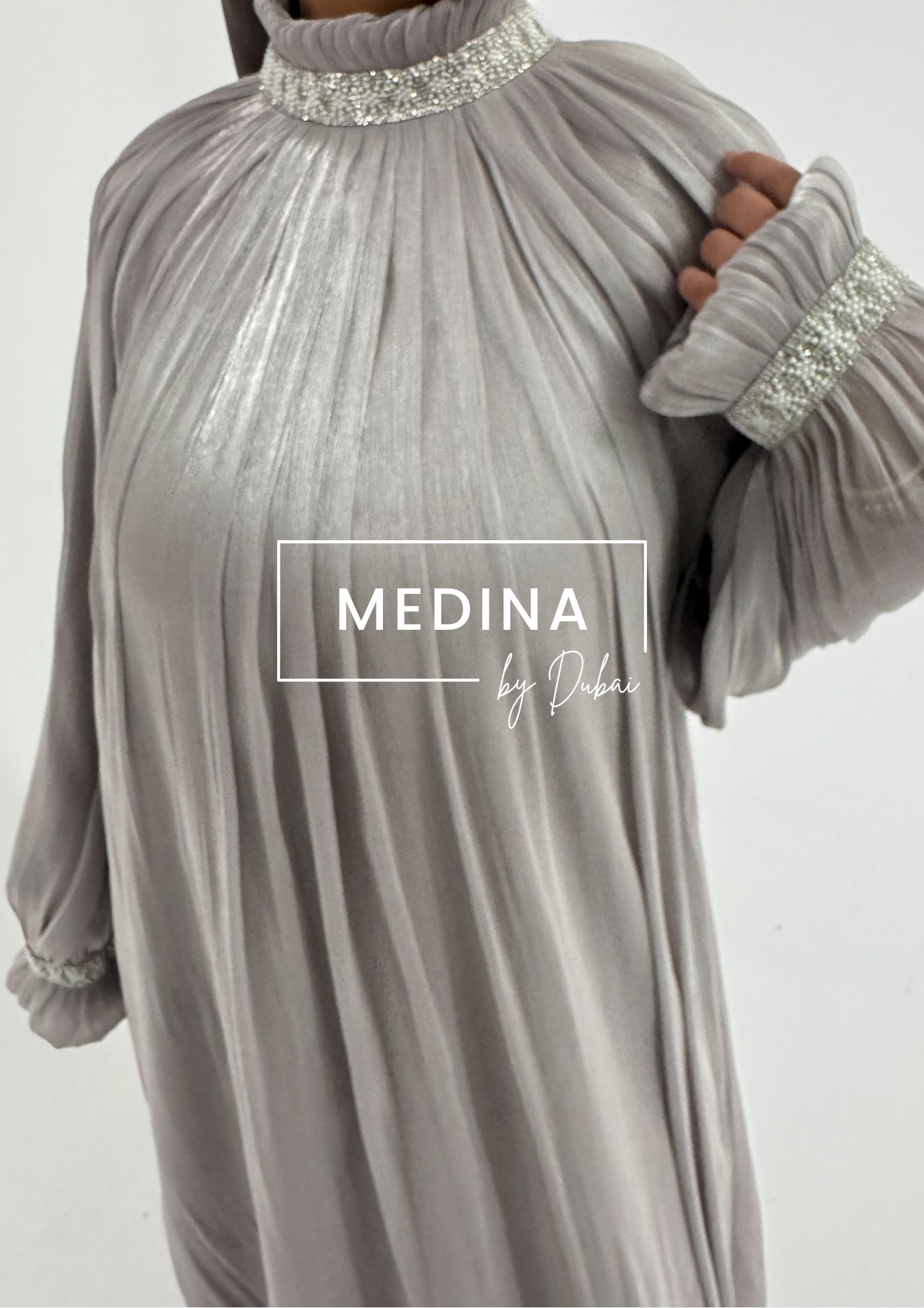 Robe Soumaya [ argenté ]