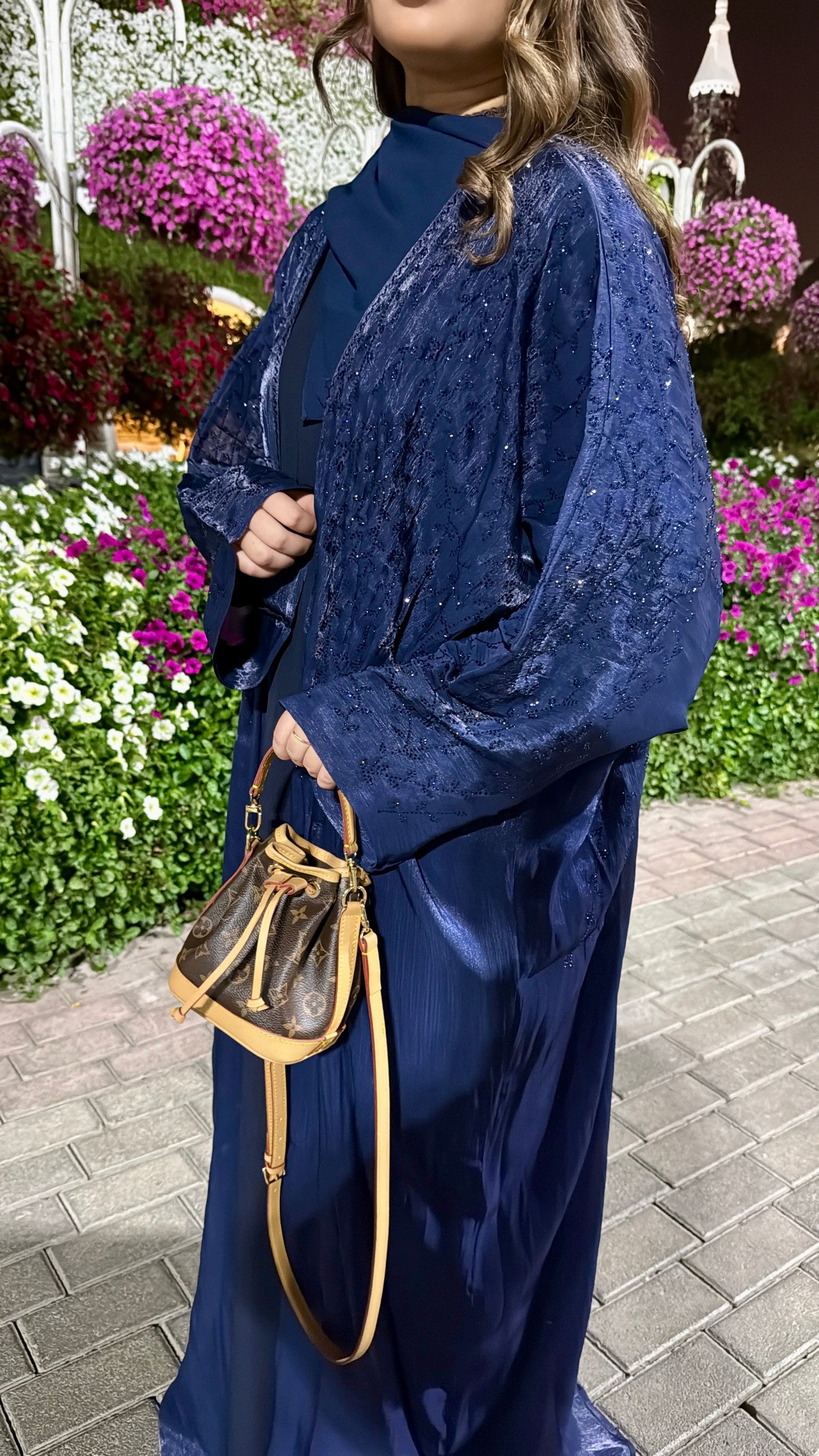 ABAYA LOUJAIN  [ bleu ]