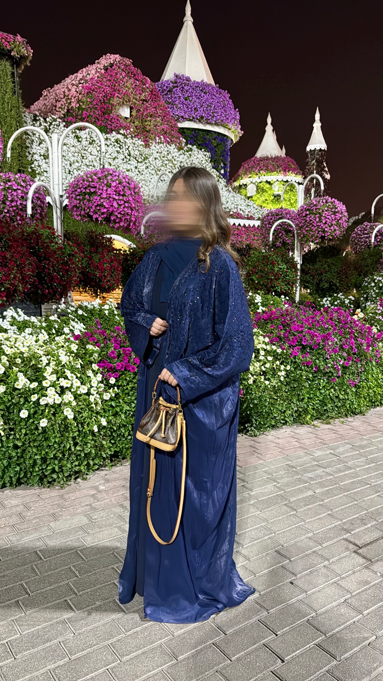 ABAYA LOUJAIN  [ bleu ]