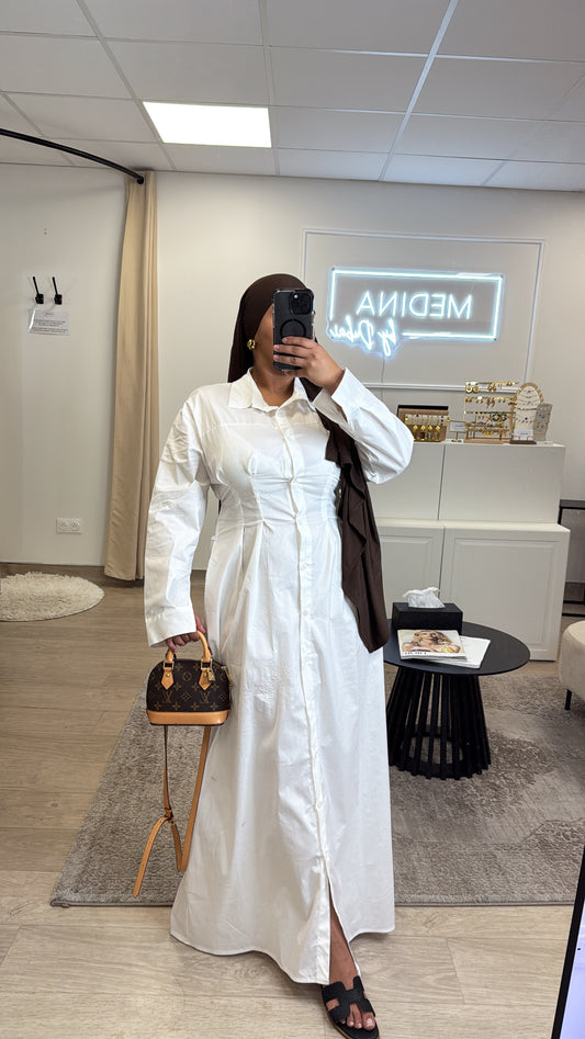 Robe Chemise [ blanc ]