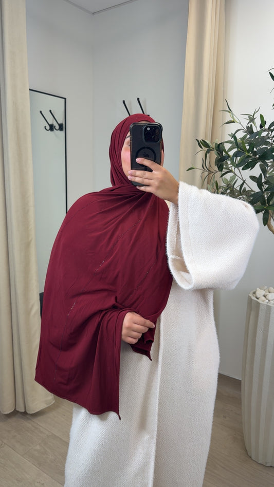 Jersey Premium luxe à strass [ bordeau ]