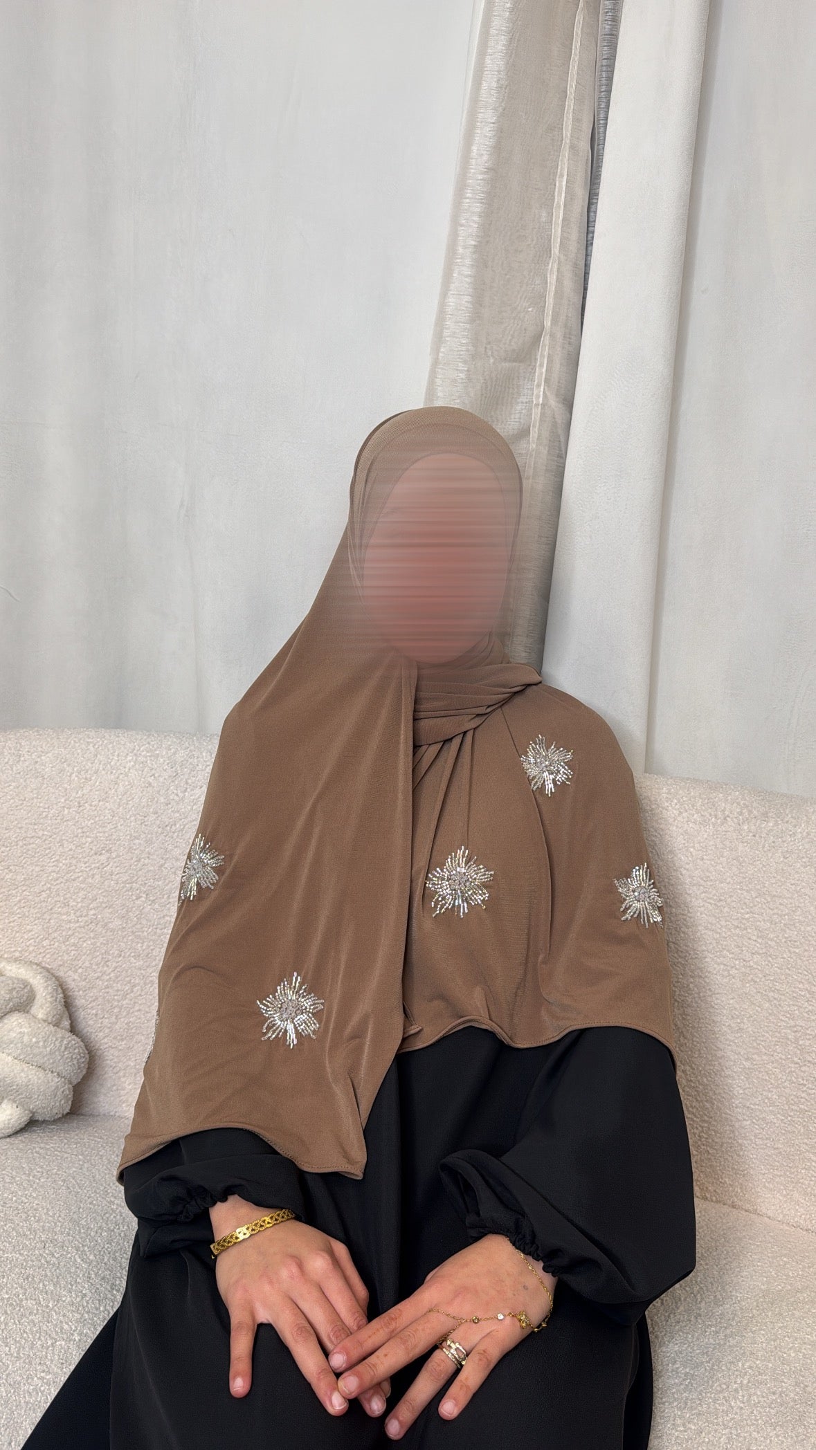 Jersey Premium brodé [ camel]