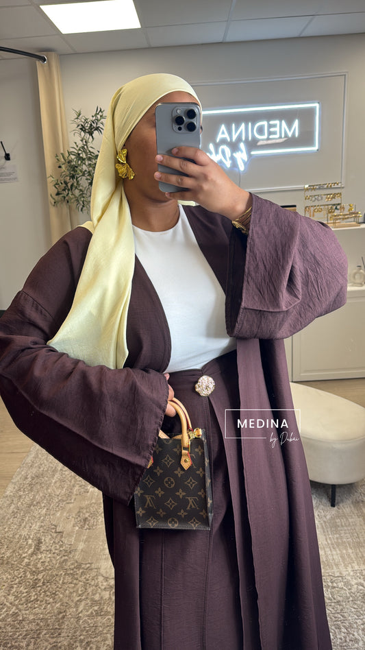 Ensemble Kimono Nour [ marron]