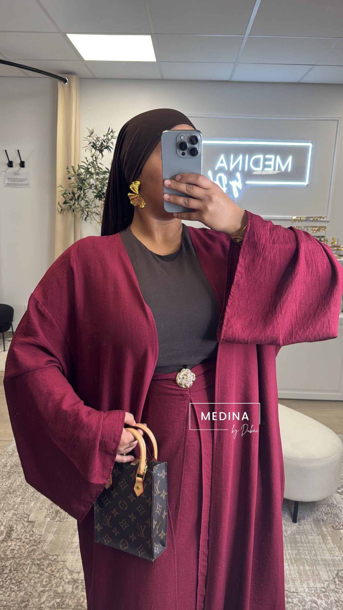 Ensemble Kimono Nour [ bordeau]