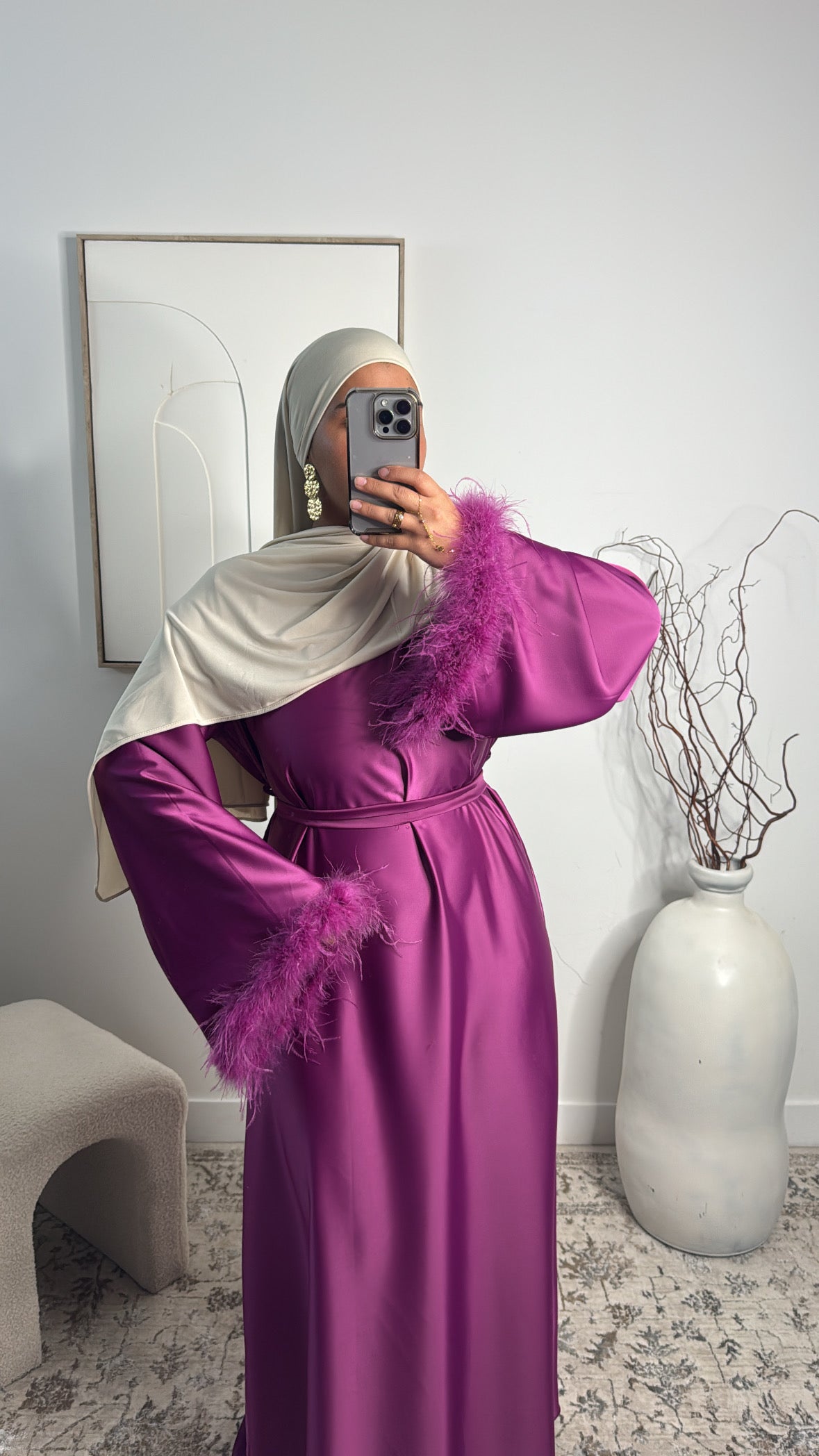 Robe Premium Plume [ violet ]