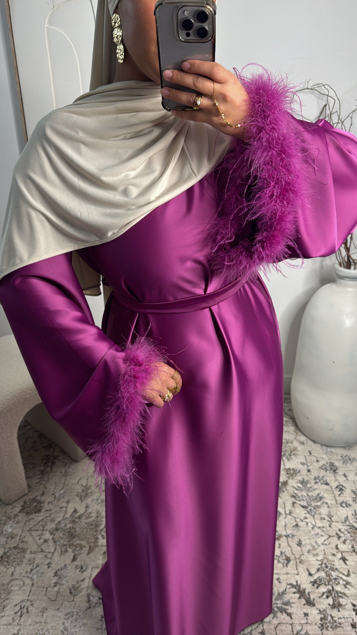 Robe Premium Plume [ violet ]