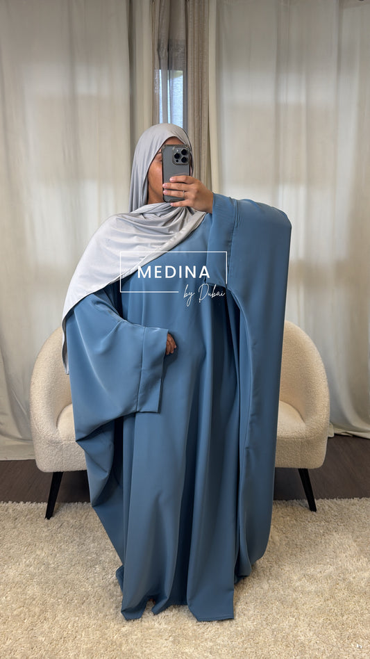 Abaya Farasha [ bleu ]