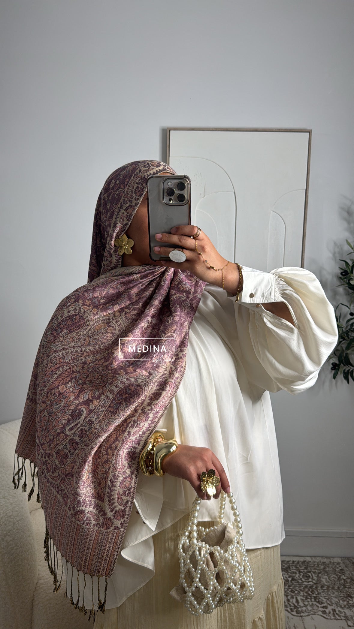 Pashmina Nour [ violet ]