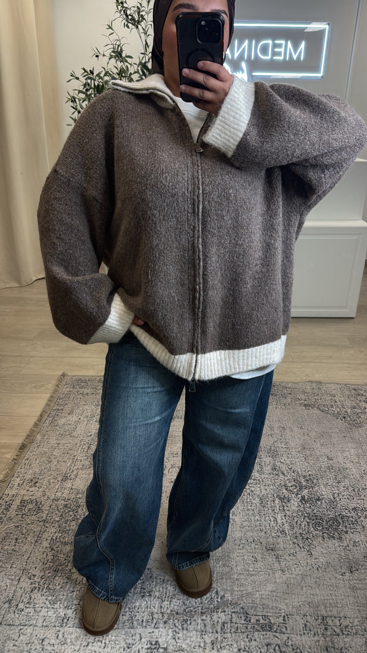 Gilet Yasmine [ mocca ]