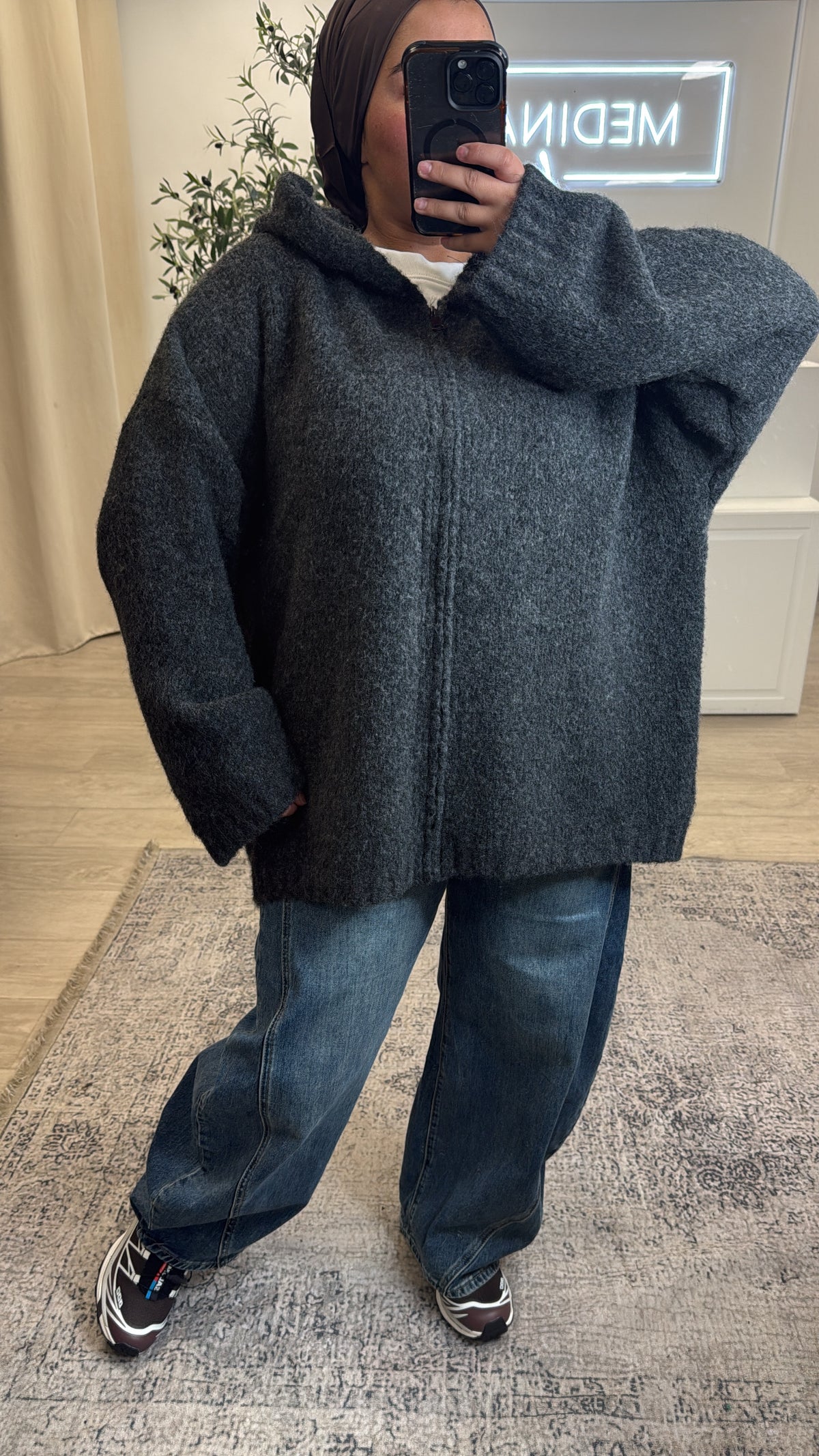 Gilet à capuche [ noir ]