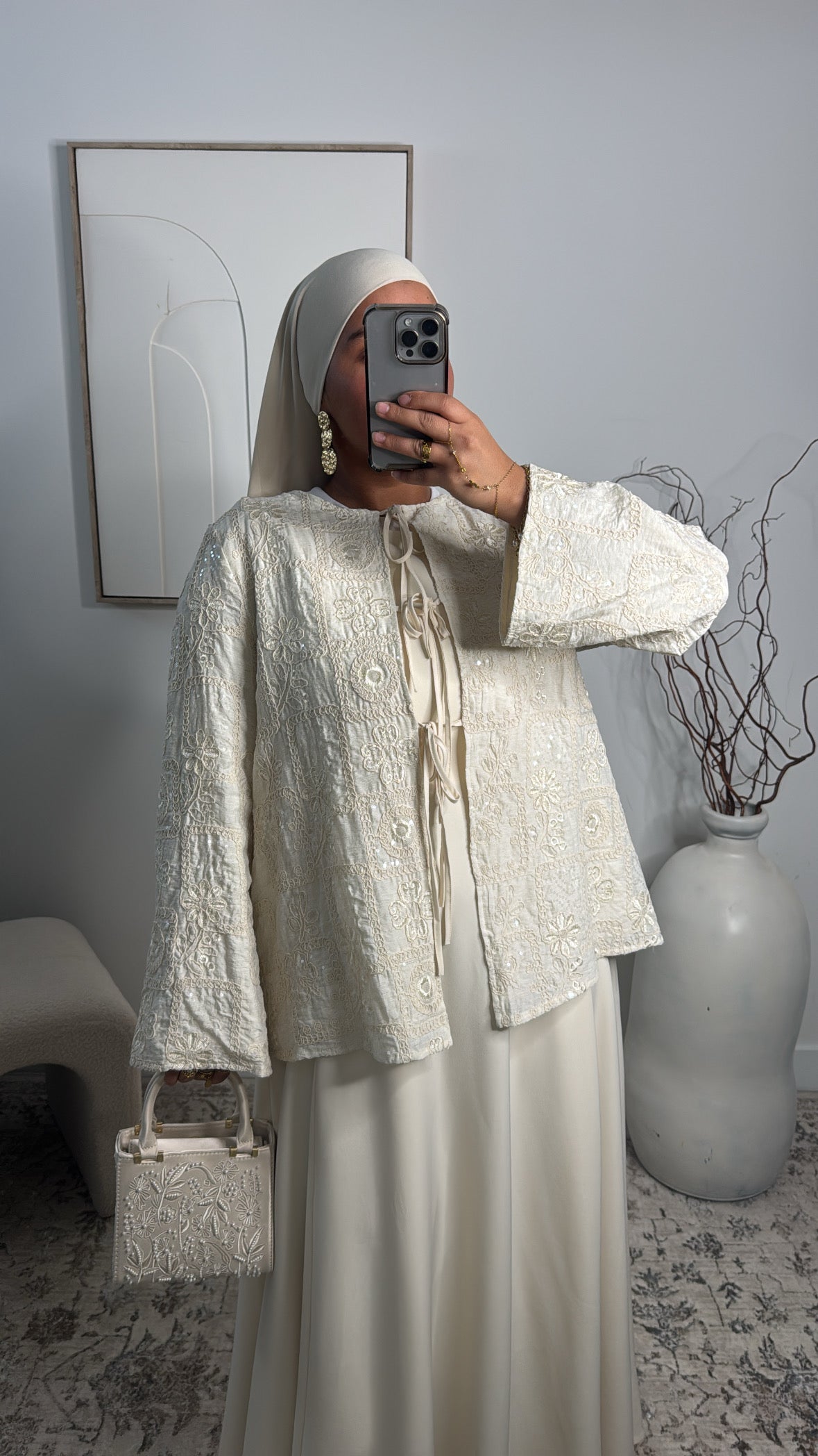 Gilet Bohème [ crème ]