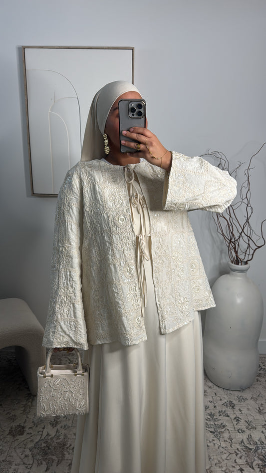Gilet Bohème [ crème ]