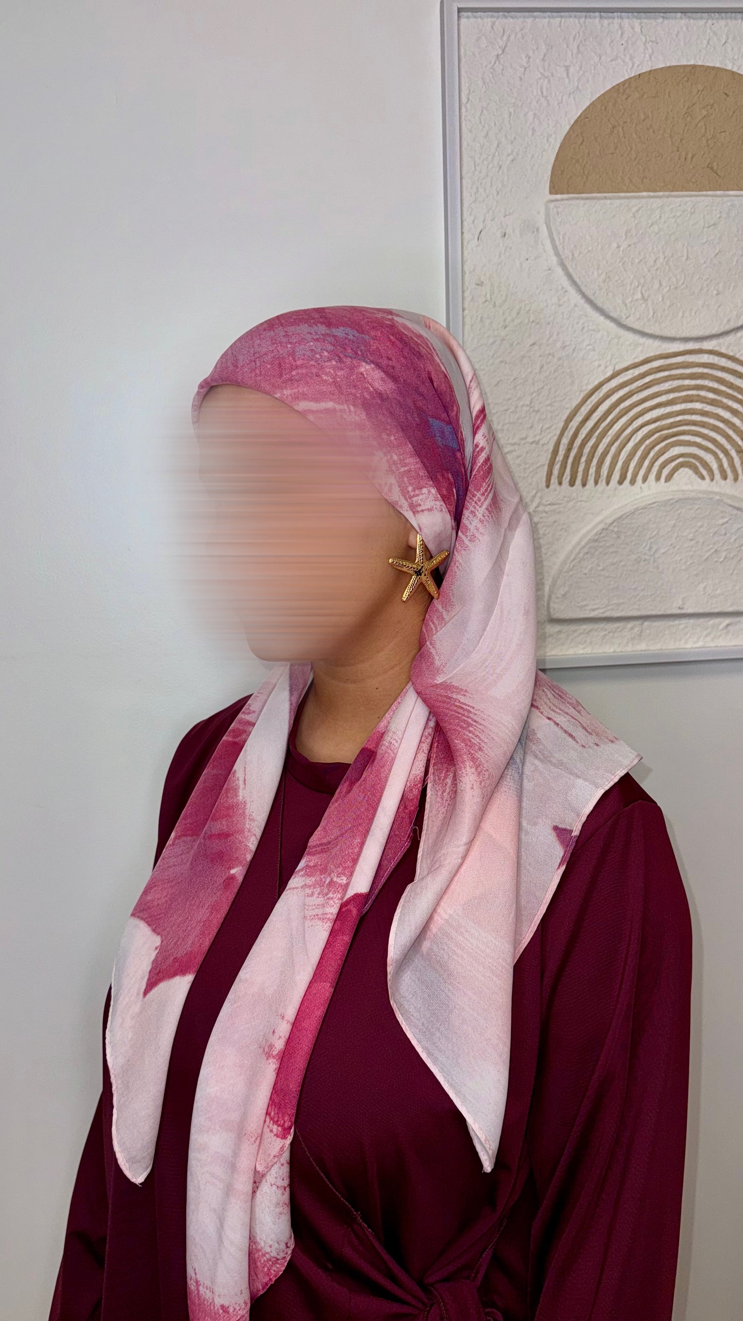 Carré Imprimer [ fushia ]