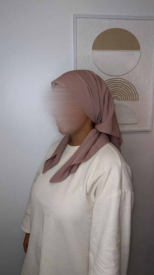 Carré de soie [ vieux rose ]