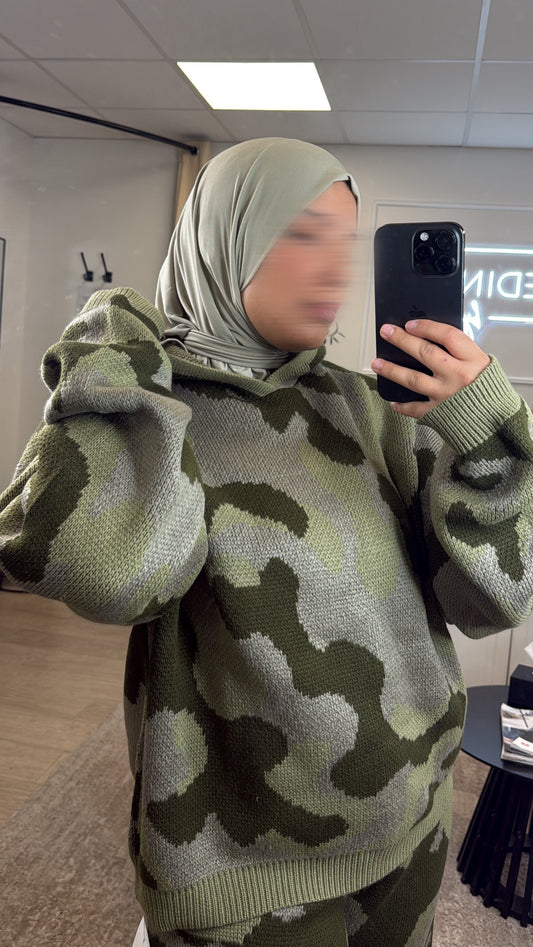 CAGOULE JERSEY PREMIUM [ kaki ]