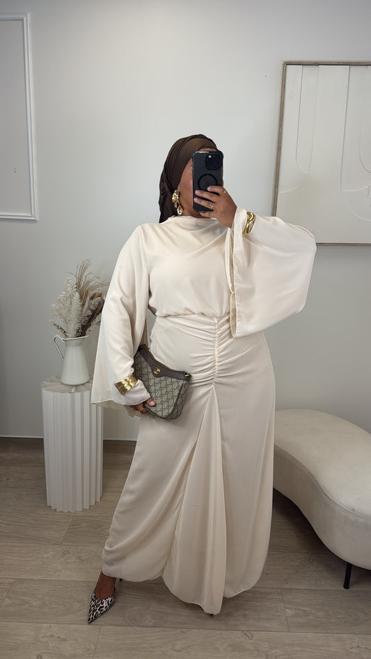 Robe Cintré Mira [ crème ]