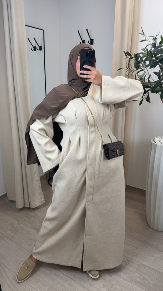 Manteau cintré [ crème ]