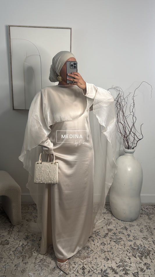 Robe Cap satiné [ crème ]