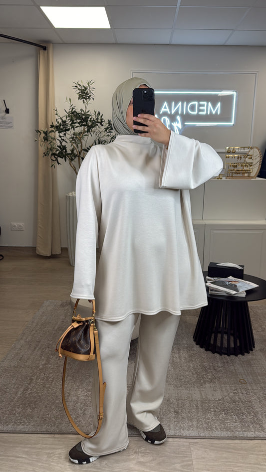 ENSEMBLE CLASSY [ crème ]