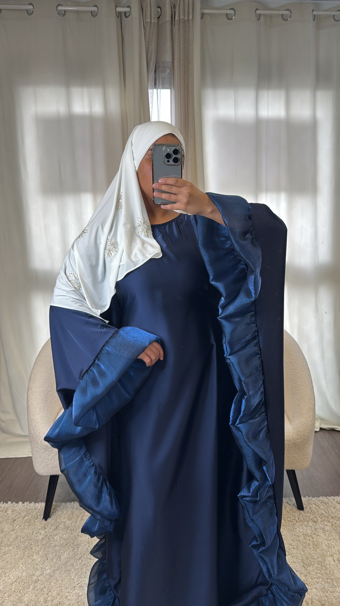 Robe Marwa [ bleu]