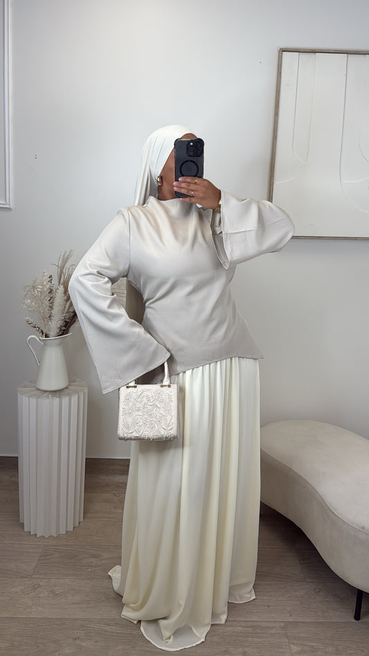 Ensemble Jupe Romaissa [ crème ]