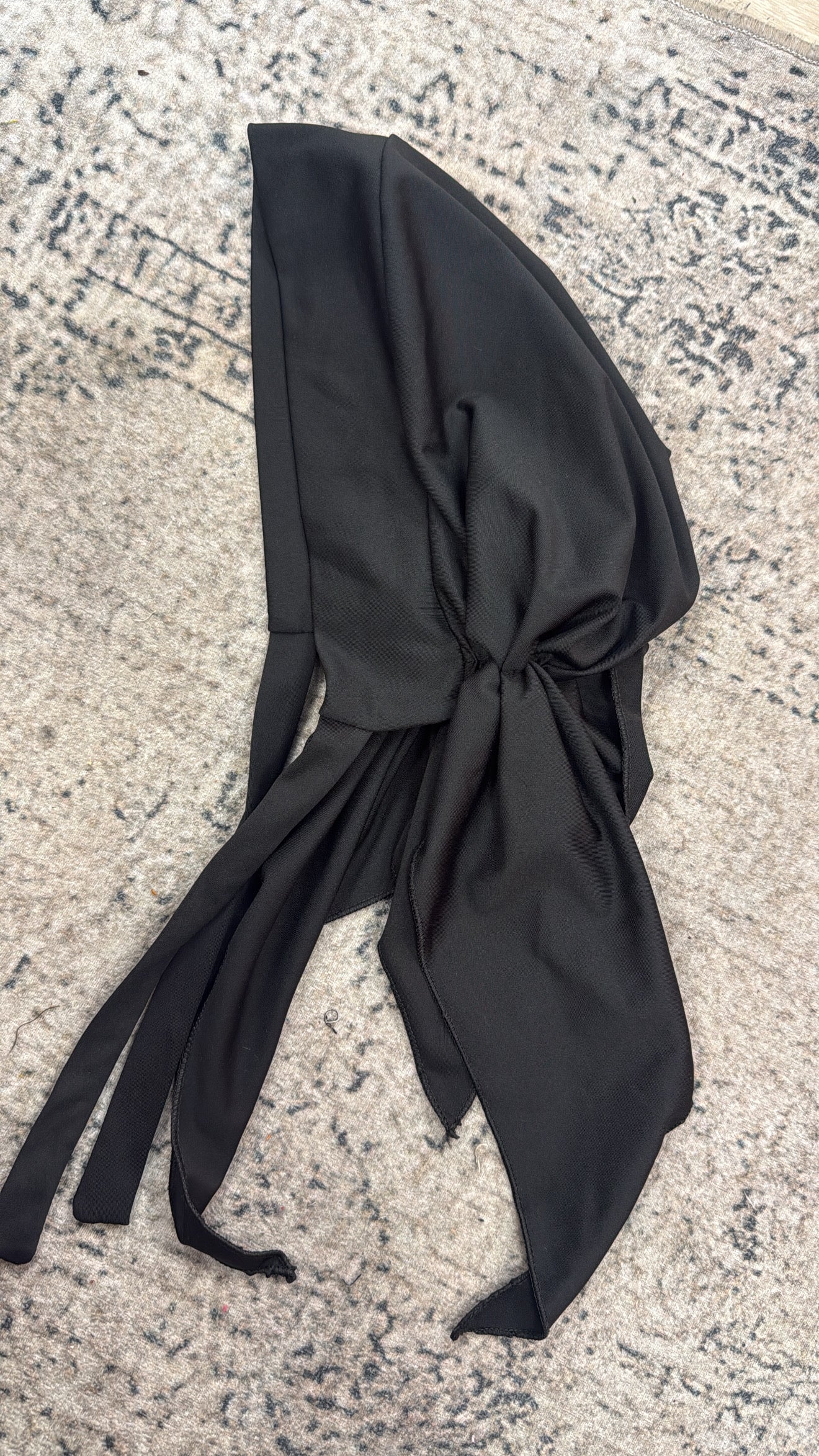 Bonnet de bain avec élastique [ noir ]