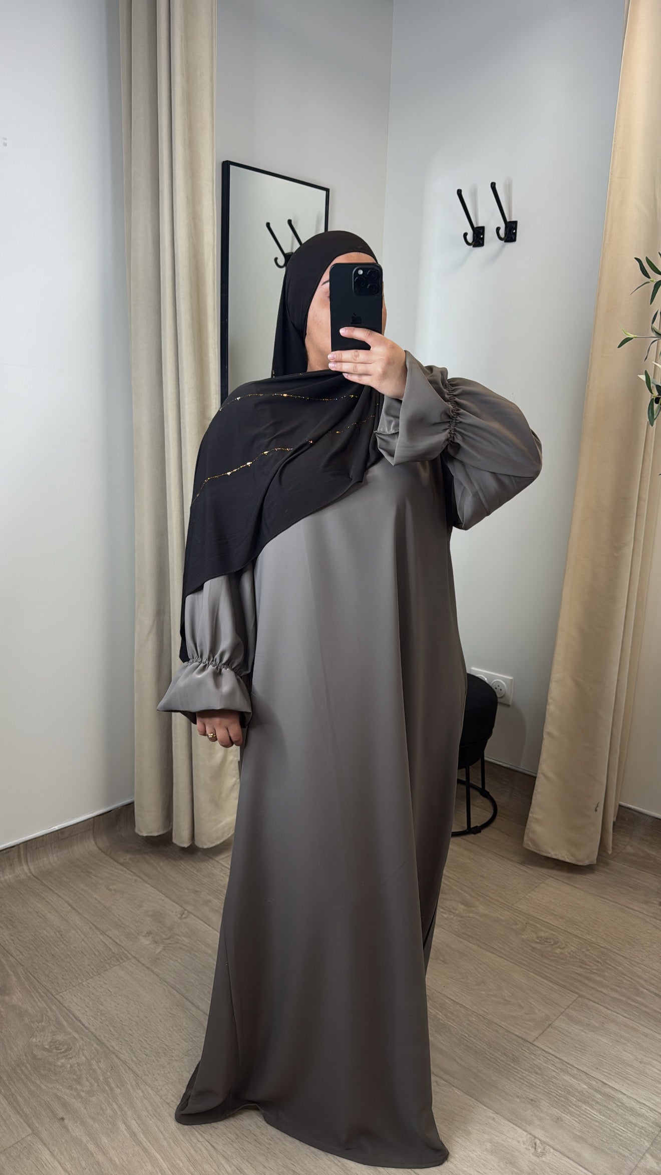 ABAYA JASMINE [ Taupe claire]