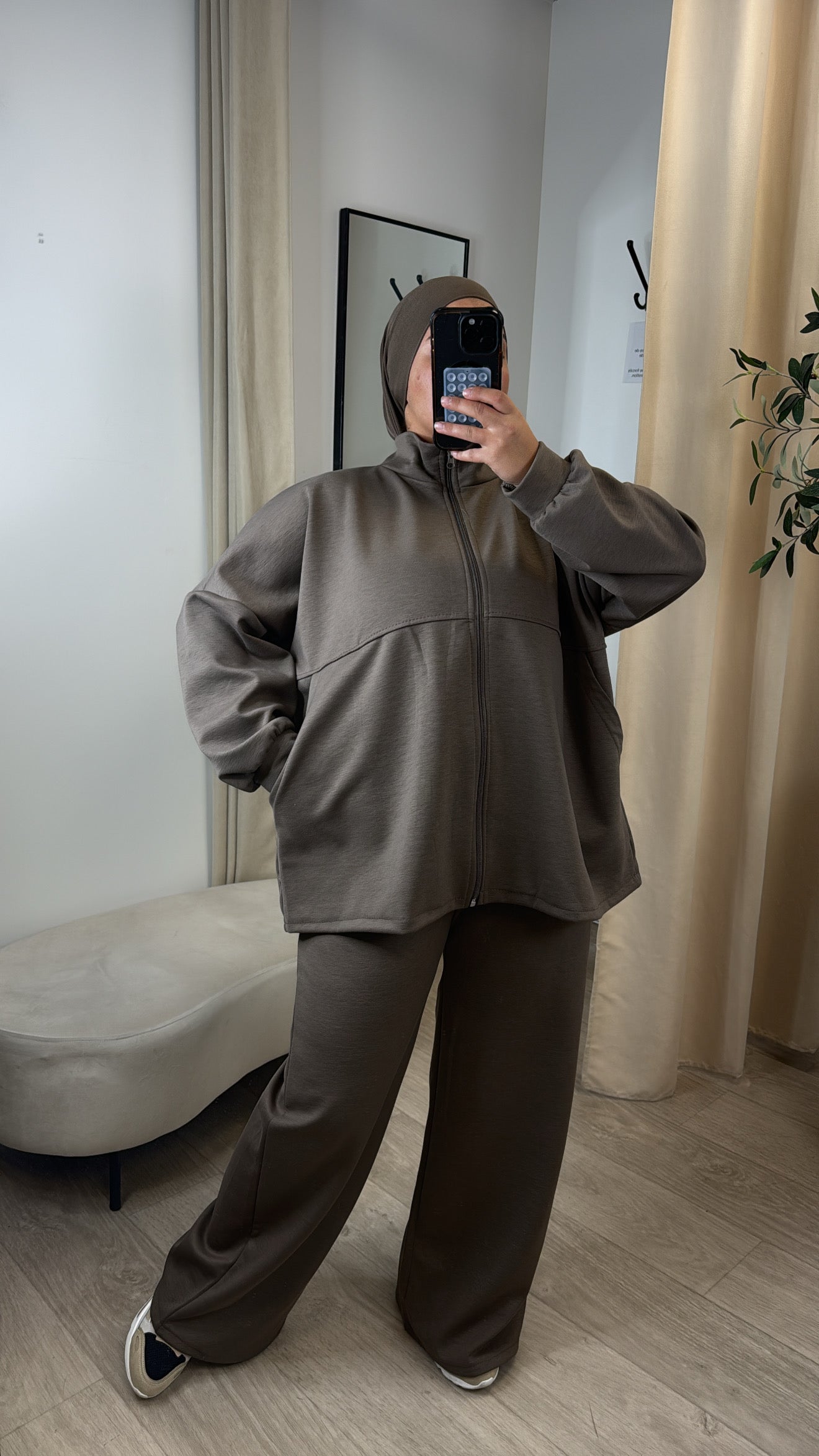 ENSEMBLE MANEL [ taupe ]