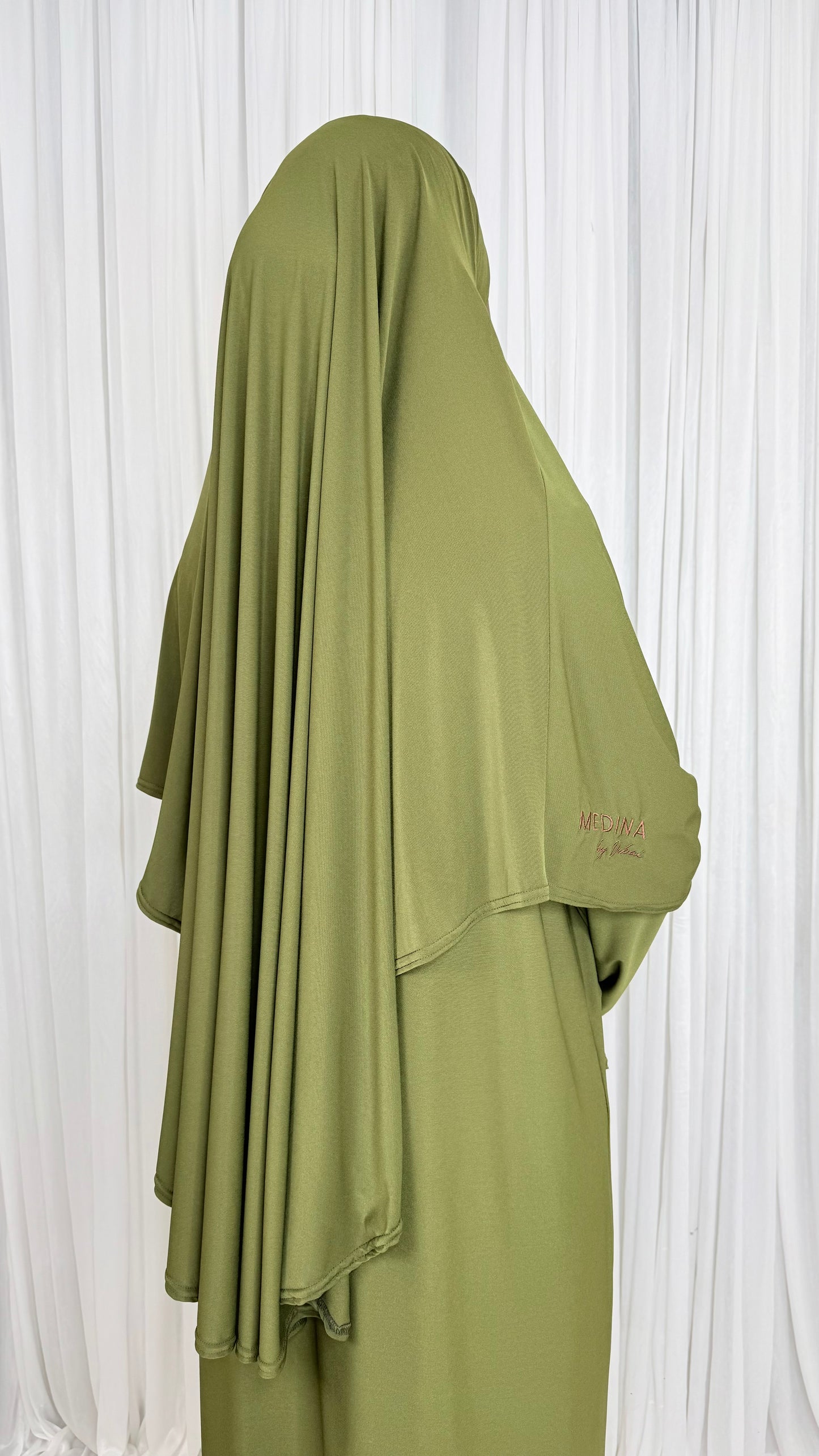 SIGNATURE JERSEY PREMIUM BRODÉ [ olive ]