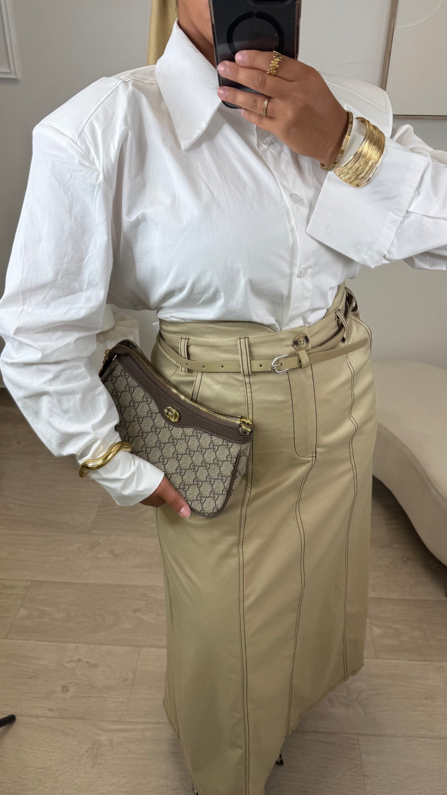 Jupe Trench [ camel ]
