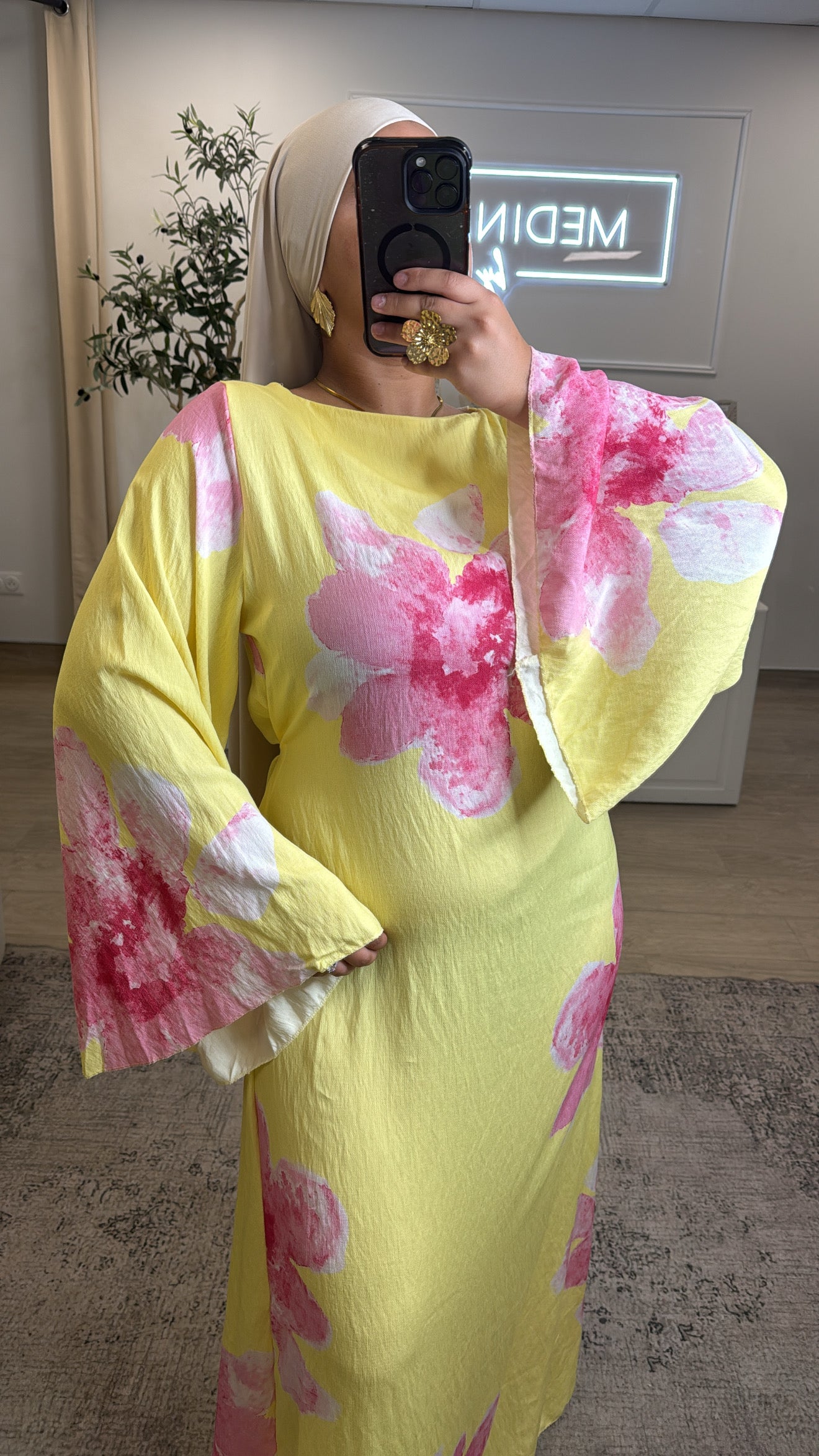 ROBE EVA CINTRÉ [ rose ]