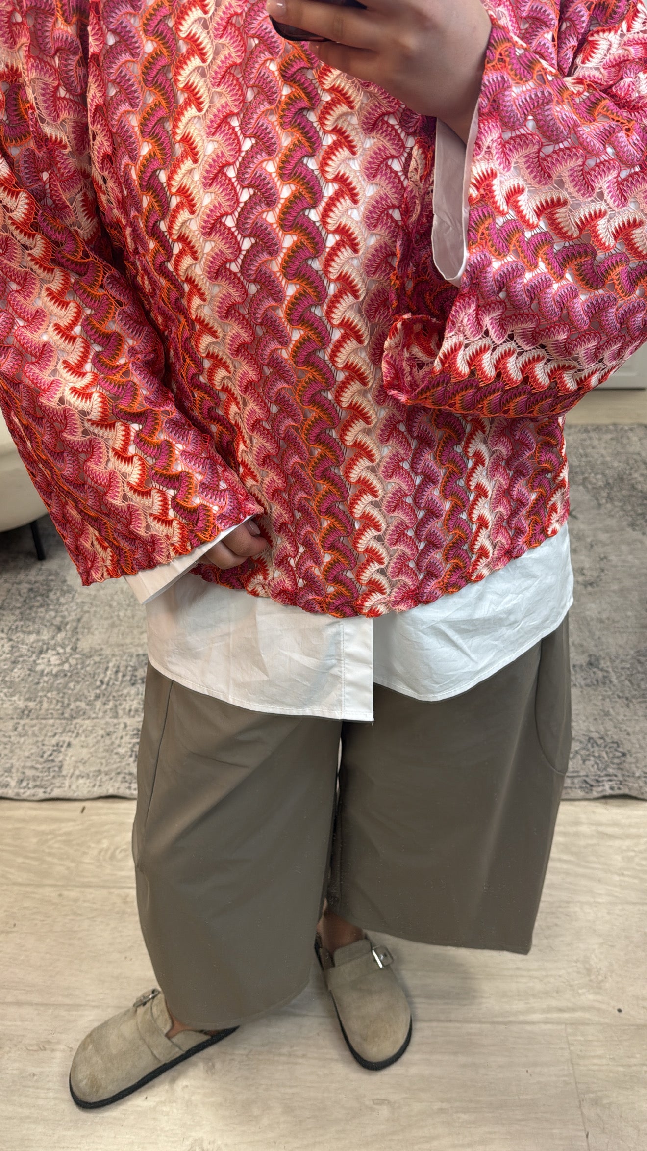 PULL LAMIA CROCHET [ Fushia ]
