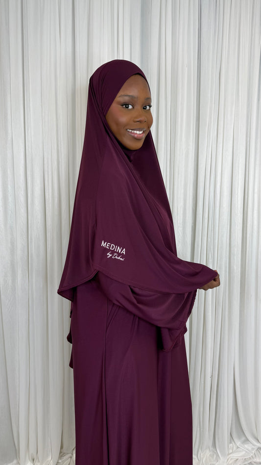 SIGNATURE JERSEY PREMIUM BRODÉ [ prune ]