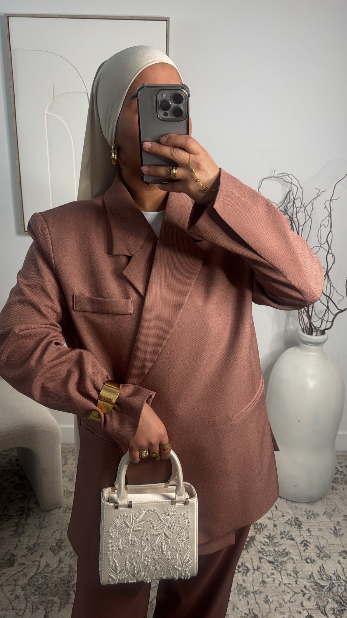 Ensemble blazer Aicha  [ rouille ]