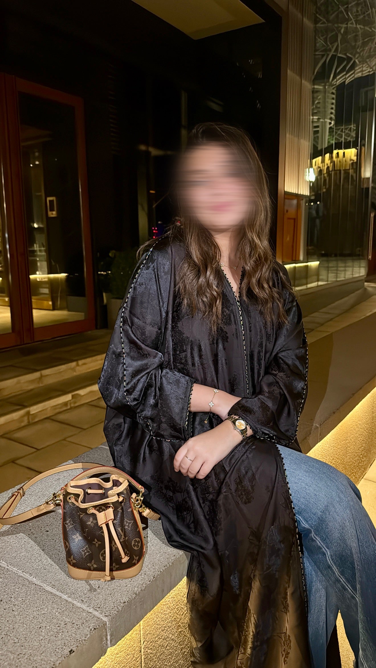 ABAYA MAYARE [ marron ]