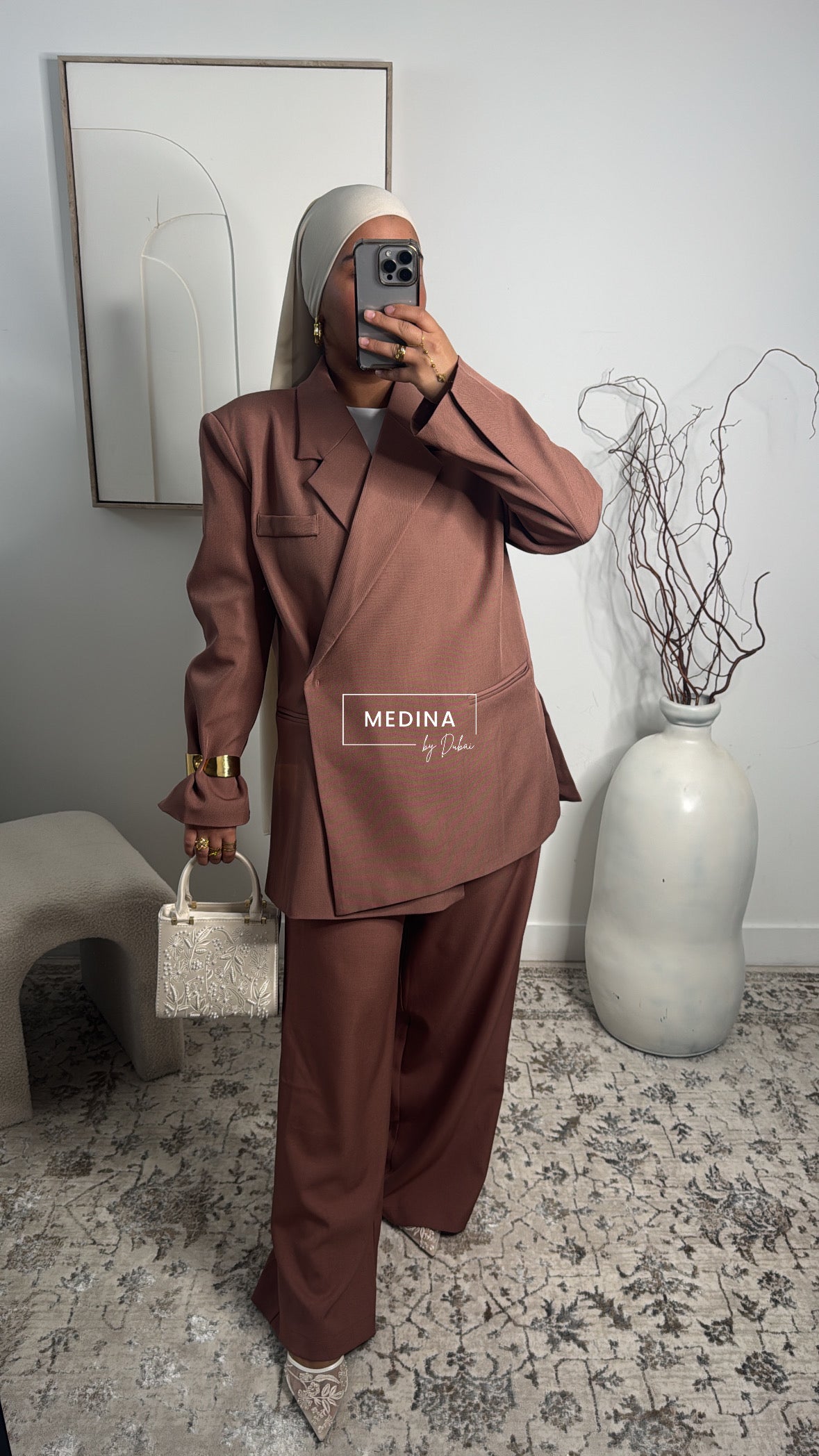 Ensemble blazer Aicha  [ rouille ]