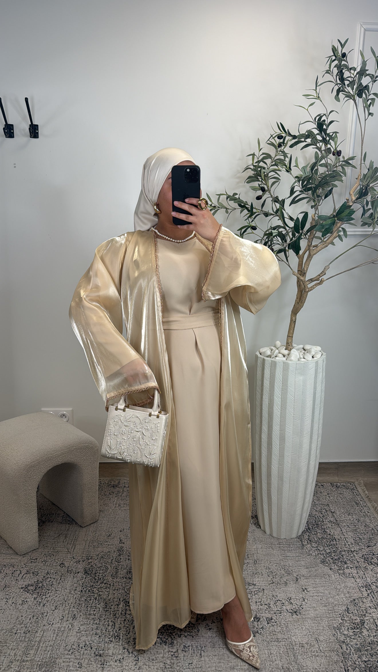 ABAYA CHEMS [ beige ]