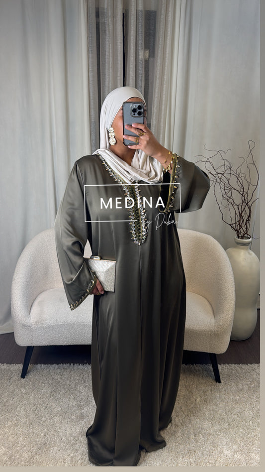 Abaya Laura  [ kaki]