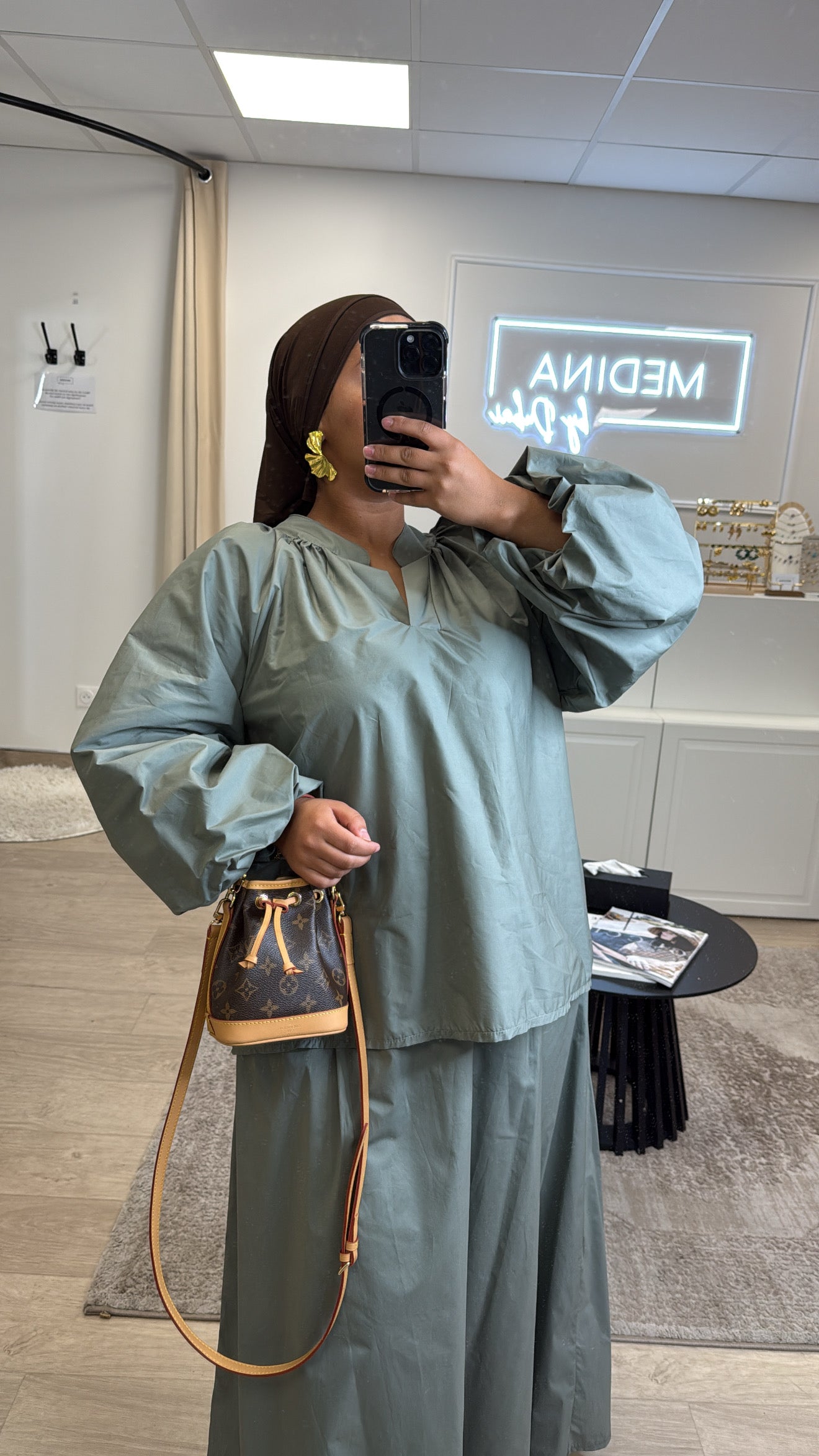 Ensemble jupe  Dilara [ kaki]