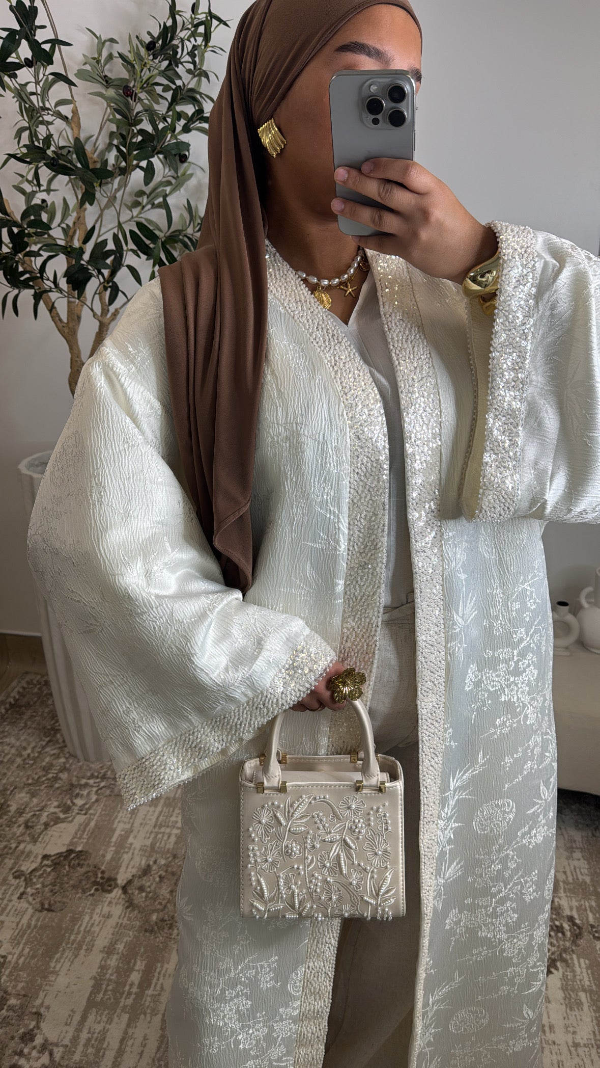 Kimono Maeva Luxe [ crème]