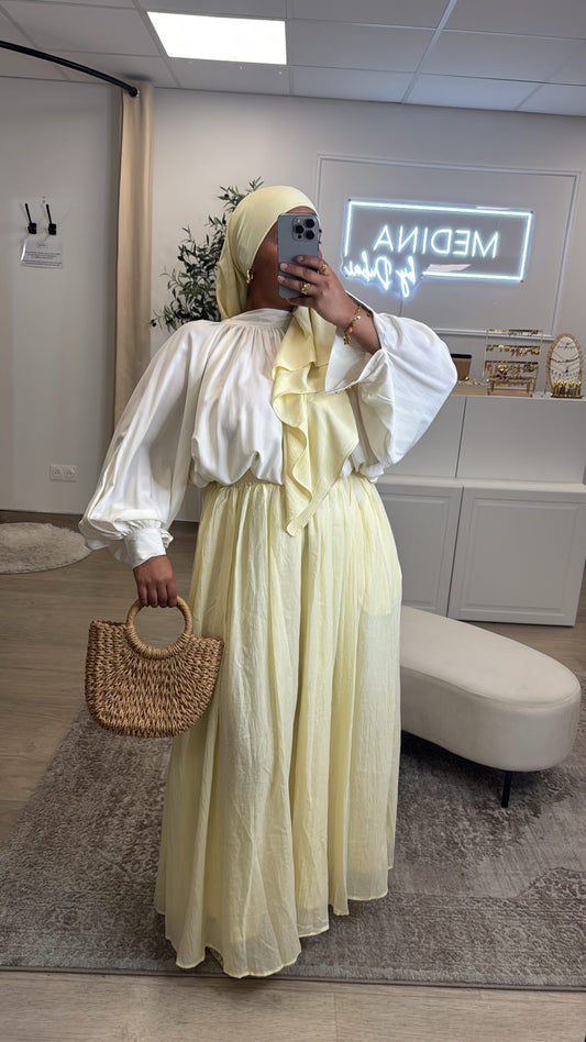 Jupe Bouffante luxe [ jaune ]