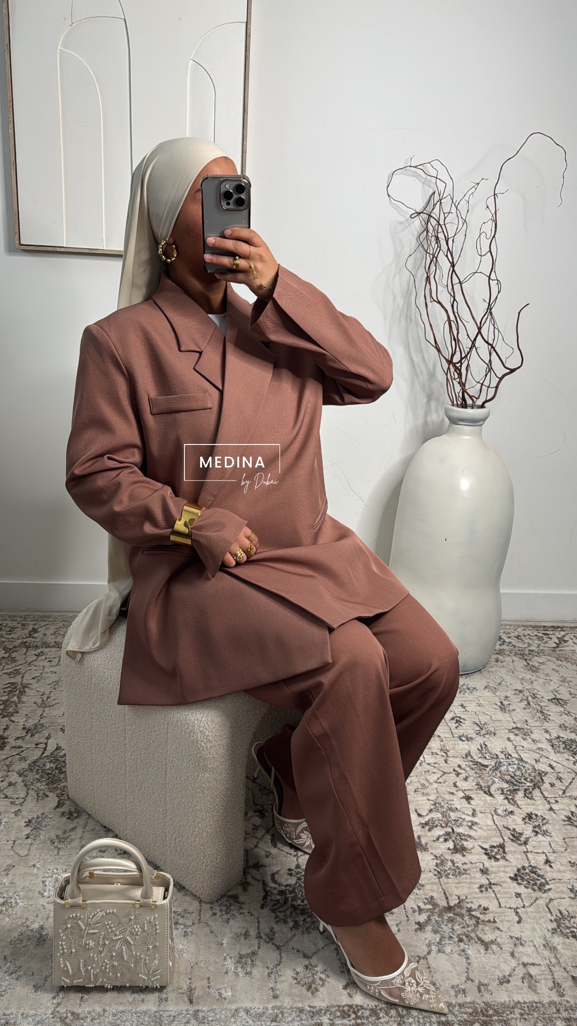 Ensemble blazer Aicha  [ rouille ]
