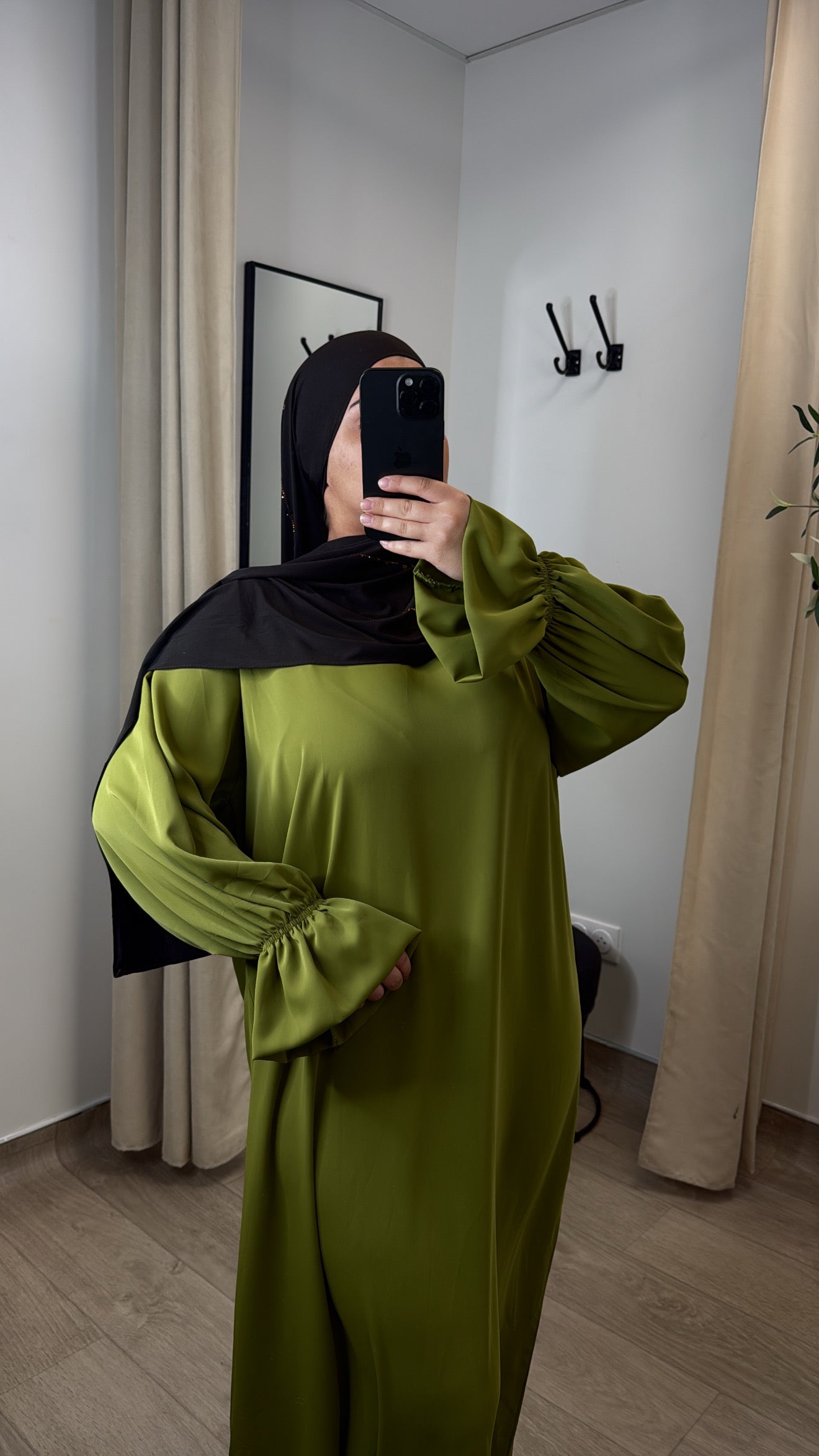 ABAYA JASMINE [ pistache ]