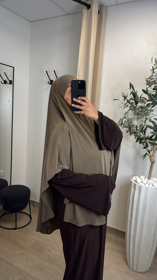 Khimars Jersey Premium [ taupe ]